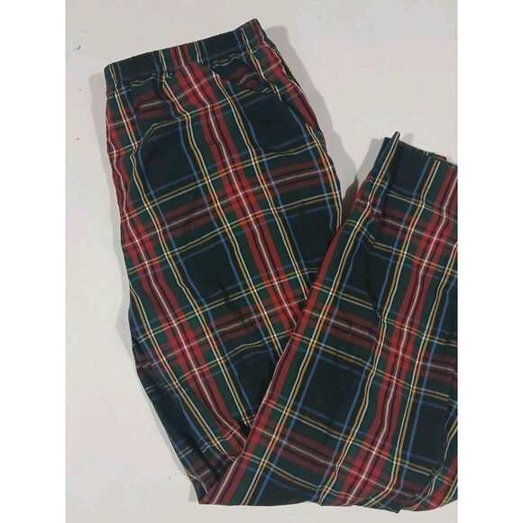 J. Crew Pajama Pants Stewart Tartan Cotton Poplin - Picture 7 of 8